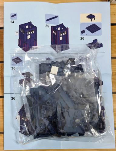 Doctor Who -Tardis Police Box zum Ausklappen - 186 Steckbausteine