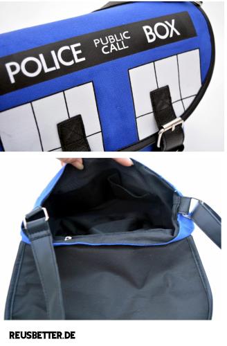 Doctor WHO Tardis - Police - Box Handtasche - Umhängetasche