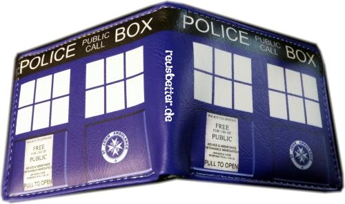 Doctor Who Tardis Police Box | Portemonnaie | Klappbar | Leder