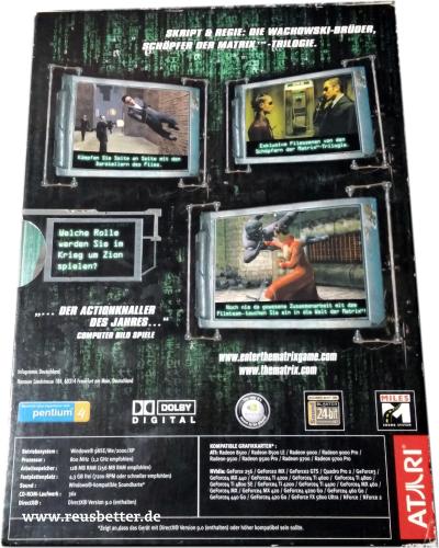 Enter The Matrix PC - DVD-Box Computerspiel