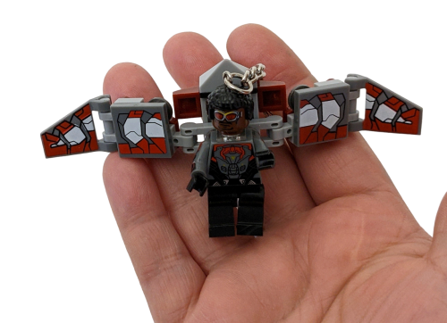 Falcon Metall Schlüsselanhänger LOZ Bausteine Set DIY Geschenk
