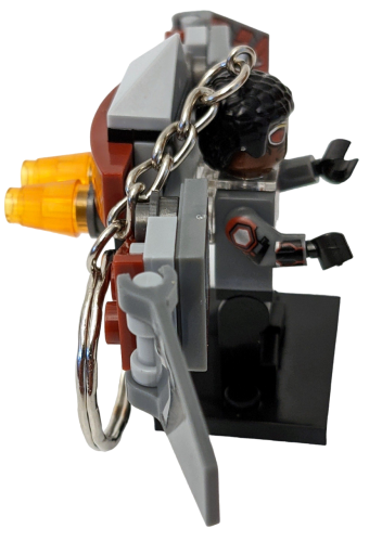 Falcon Metall Schlüsselanhänger LOZ Bausteine Set DIY Geschenk
