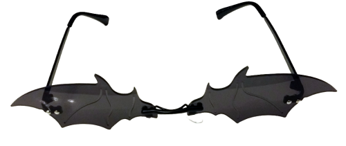 Fledermaus Vampir Sonnenbrille Gothic Brille Unisex Schwarz
