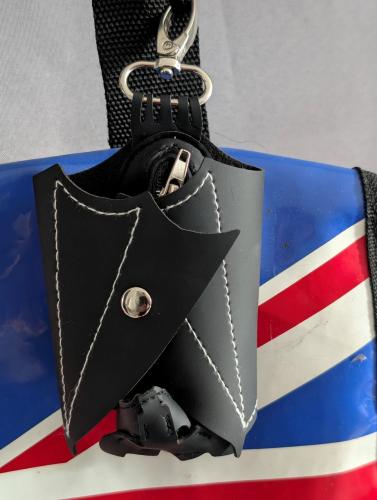 Münzbörse aus PU-Leder | Gothic Fledermaus