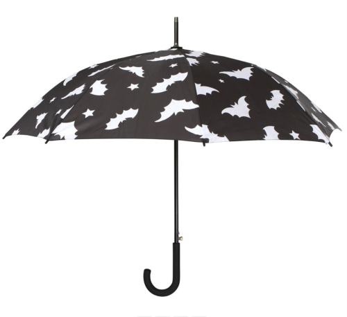 Fledermaus Sterne großer Regen-Stockschirm | Gohtic Accessoire