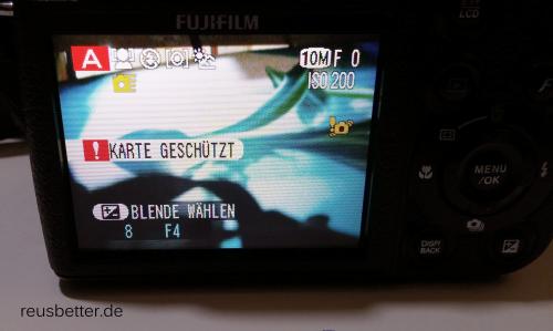 Fujifilm FinePix S1500 Digitalkamera | 10 Megapixel | 2.7' Zoll | Bildstabilisator | schwarz
