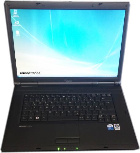 Fujitsu Esprimo Mobile V5535 Notebook | Intel DualCore 2x1.6 GHz | 15.4 Zoll