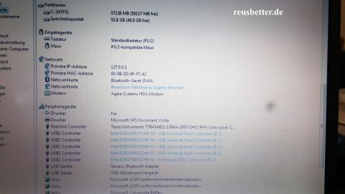 Fujitsu LifeBook S7020 Supreme 14,1 Zoll Pentium M 1,86 GHz 100 GB HDD Laptop