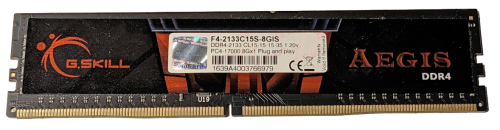 G.Skill DIMM 16GB (2x8)Kit - DDR4-2133 Value - Desktop RAM - F4-2133C15S-8GNT & F4-2133C15S-8GIS