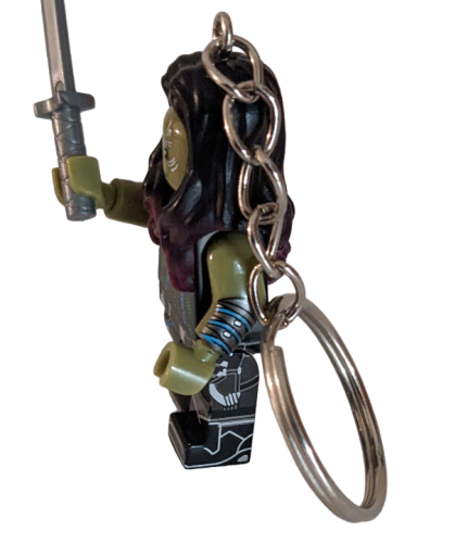 Gamora Metall Schlüsselanhänger LOZ Baustein Set DIY Geschenk