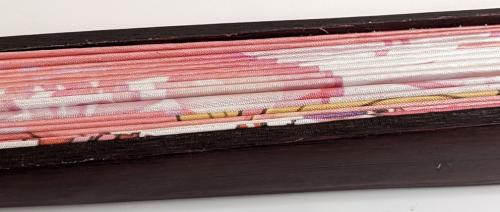 Genshin Impact Yae Miko Anime Bambus Seiden Fächer ☆ 33cm