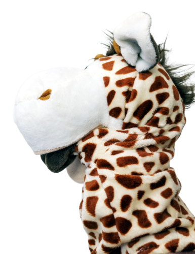 Handspielpuppe Giraffe Handpuppe mit Klappmaul
