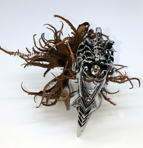 Gliederring Scorpion - altsilber Gothic Ring