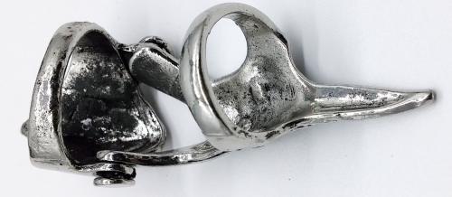 Gliederring Scorpion - altsilber Gothic Ring