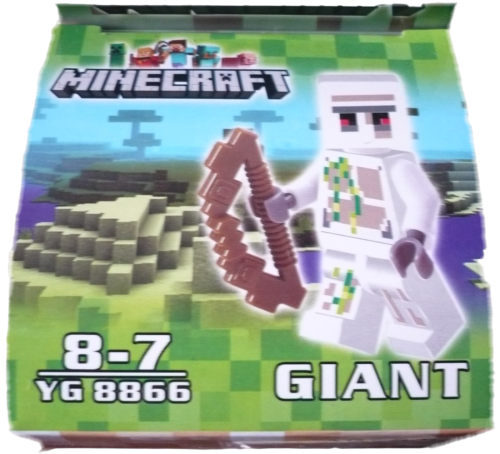 Schlüsselanhänger Minecraft Motiv Set Golem Sammel Box Set