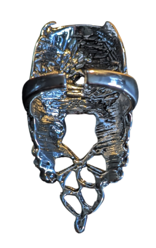 Gothic Vampir Schlange Ring Schädel Unisex Ring verstellbar