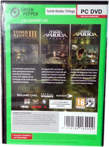 Tomb Raider Trilogy | PC, 2012, DVD-Box | Lara Croft | PC Spiel - Green Pepper