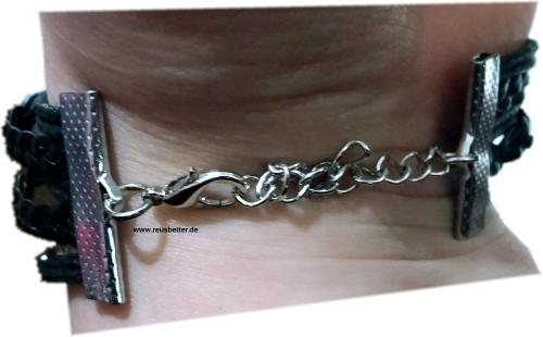 HARRY POTTER  Leder Armband Heiligtümer des Todes Infinity Schnatz braun
