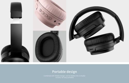 HAVIT i62 90° Rotation Earmuffs Wireless Kopfhörer schwarz