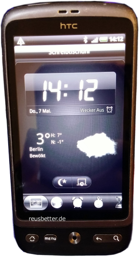 HTC Desire PB99200 Smartphone 3.7 Zoll  5.0 MP  Android Graphit