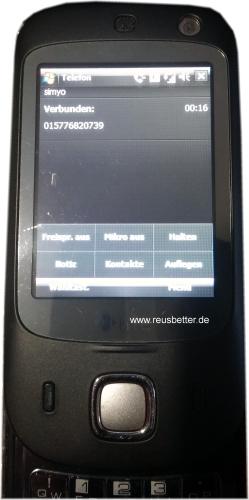 HTC Touch Dual Mod: NIKI100 Smartphone Windows Phone 2.0 MP  2.6 Zoll