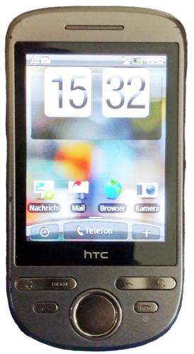 HTC Tattoo Smartphone 2.8 Zoll Touchscreen Silber