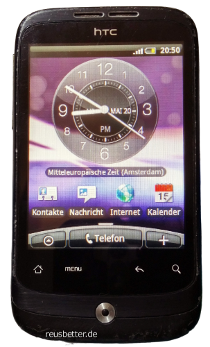 HTC Wildfire A3333 Smartphone 5MP Android 2.1- 3.2 Zoll