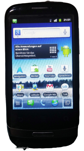 Huawei U8510 IDEOS X3 Smartphone ☑ Android 2.3 ☑ 3.2 Zoll