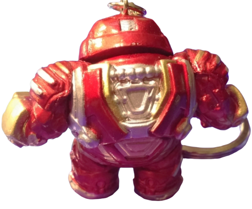 HULKBUSTER 3D Metallic Motiv Anhänger mit Schlüsselring Infintiy WAR