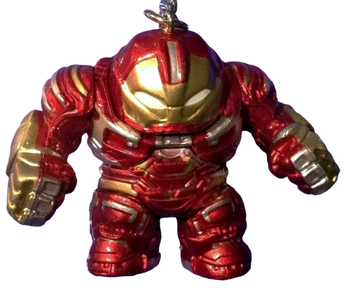 HULKBUSTER 3D Metallic Motiv Anhänger mit Schlüsselring Infintiy WAR