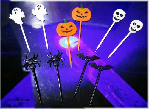 Hallooween Set Cocktailspieße - Käsespieße - Partyspieße