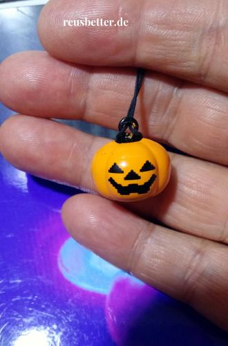 Halloween Kürbis Glöckchen - Schelle Anhänger
