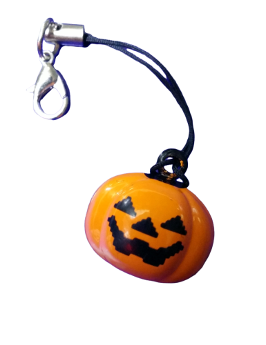 Halloween Kürbis Glöckchen - Schelle Anhänger