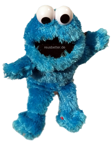 Krümelmonster Sesamstraße Handpuppe Sesamstrasse Handspielpuppe