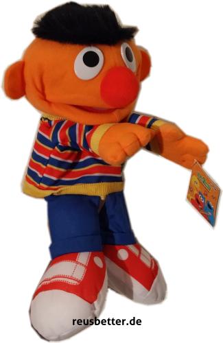 ERNIE aus der Sesamstraße Handpuppe Klappmaul FuRyu Sesamstrasse