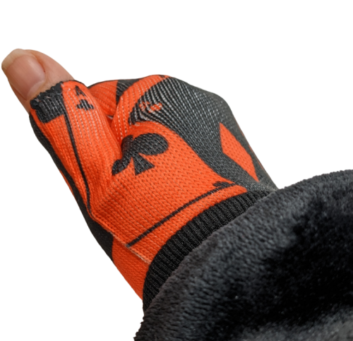 Handschuhe Joker Karten Harley Quinn Fingerlose Unisex Handschuhe
