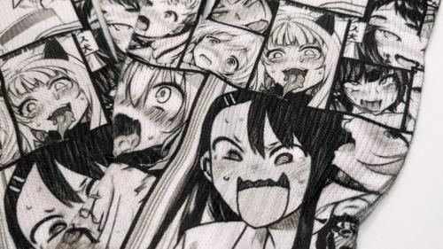 Handschuhe Manga Ahegao Motiv Manga Print  Winterhandschuhe Cosplay Kostüm Handschuhe