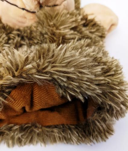 Handspieltier Handpuppe Frau Igel Webpelz Nici Braun