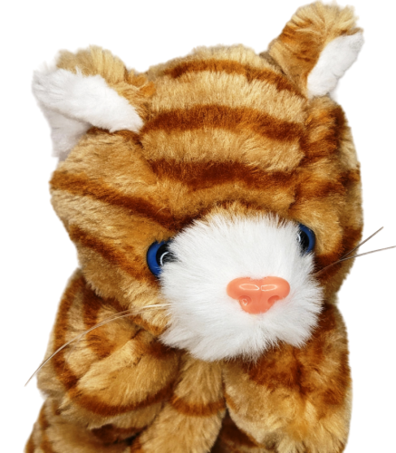 Tiegerkatze Handspieltier Handpuppe Webpelz Katze Handpuppe