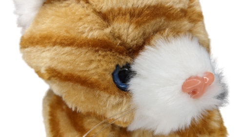 Tiegerkatze Handspieltier Handpuppe Webpelz Katze Handpuppe