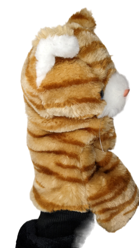 Tiegerkatze Handspieltier Handpuppe Webpelz Katze Handpuppe