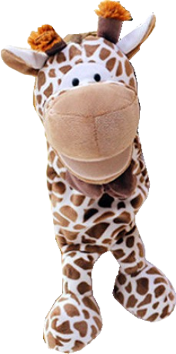 Handspielpuppe Giraffe Handpuppe mit Klappmaul