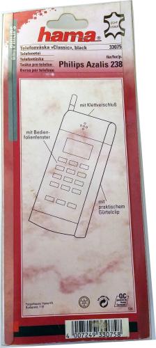 Philips Azalis 238 ☛ Echt Leder Handy Tasche ☛ Hama