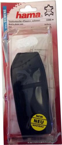 Siemens A35  Handyhülle Echt Leder Handy Tasche Hama