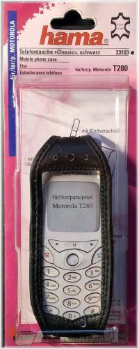 Motorola T280 Echt Leder Handy Tasche Hama