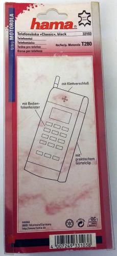 Motorola T280 Echt Leder Handy Tasche Hama
