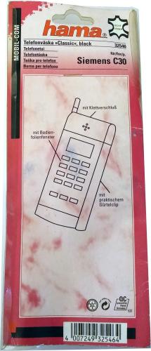 Siemens C30 und B30 Handyhülle ☛ Echt Leder Handy Tasche ☛ Hama