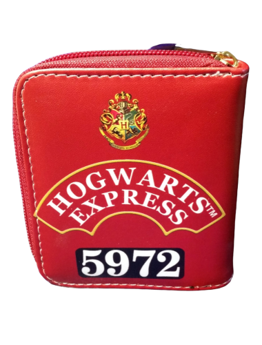 Harry Potter Hogwarts Express 9 3/4 Portemonnaie |  Leder Rot