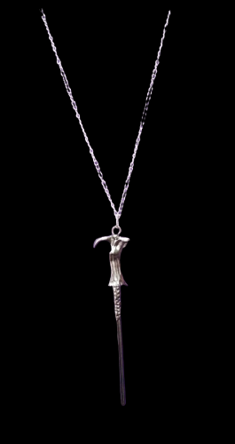 Lord Voldemort Harry Potter Zauberstab Kette Antik Silber