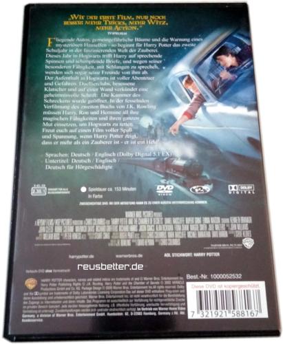 Harry Potter und die Kammer des Schreckens DVD Movie